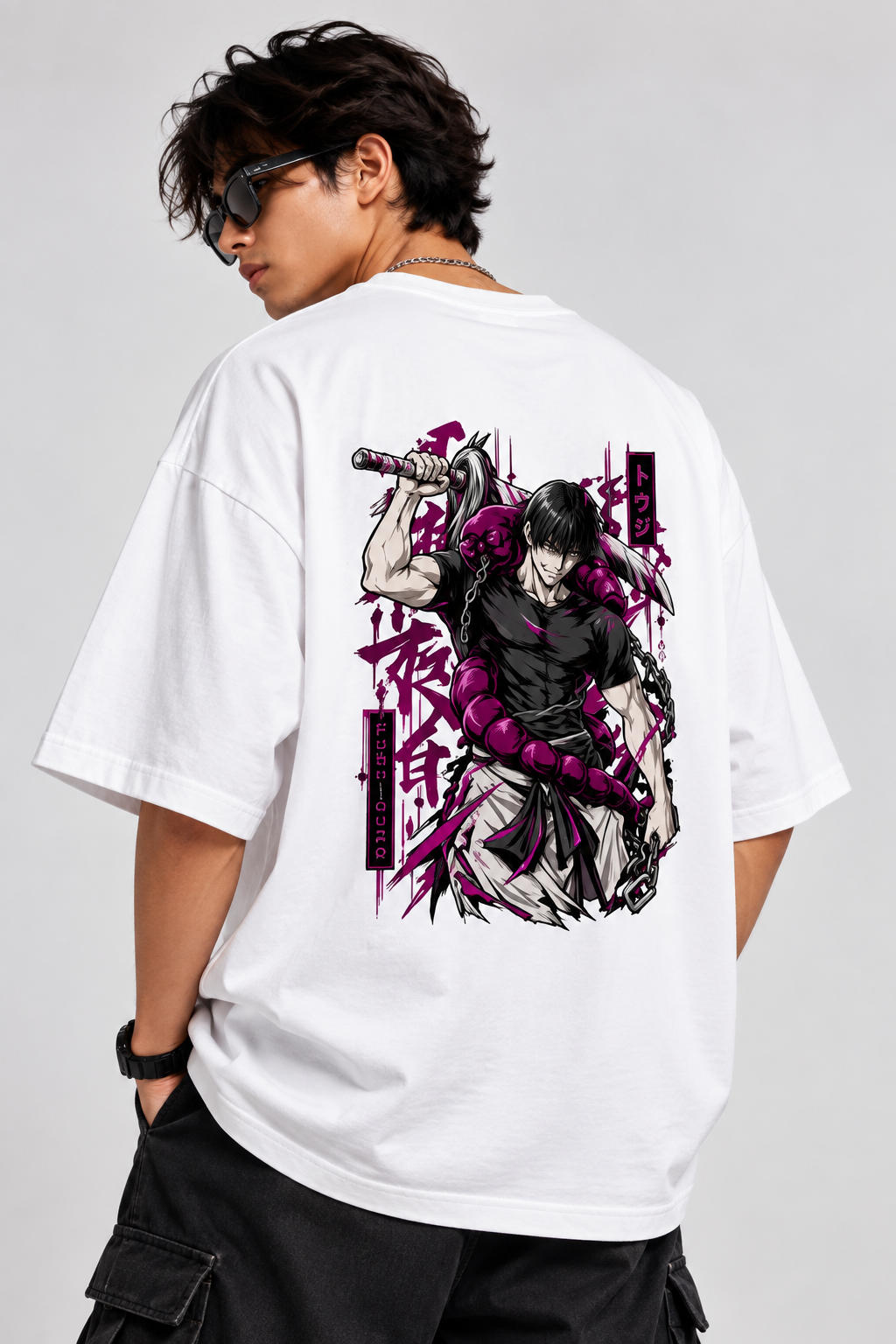Toji Fushiguro Oversized T-Shirt – Jujutsu Kaisen Anime Graphic Tee