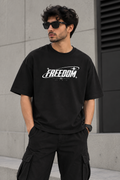 Freedom Oversized Graphic T-Shirt | Unisex Streetwear Premium Quality
