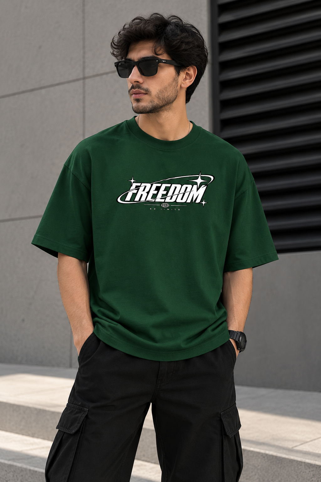 Freedom Oversized Graphic T-Shirt – Unisex Streetwear