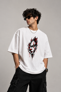 Horror Clown Graphic Oversized T-Shirt – Dark Streetwear Tee