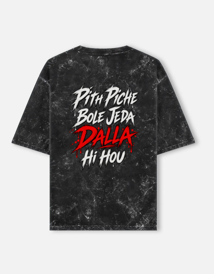Darebite Pith Piche Bole Jeda Dalla Hi Hou T-shirt back