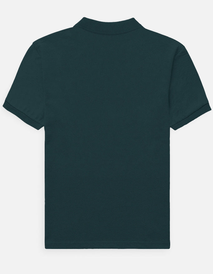 Green t-shirt on a white background