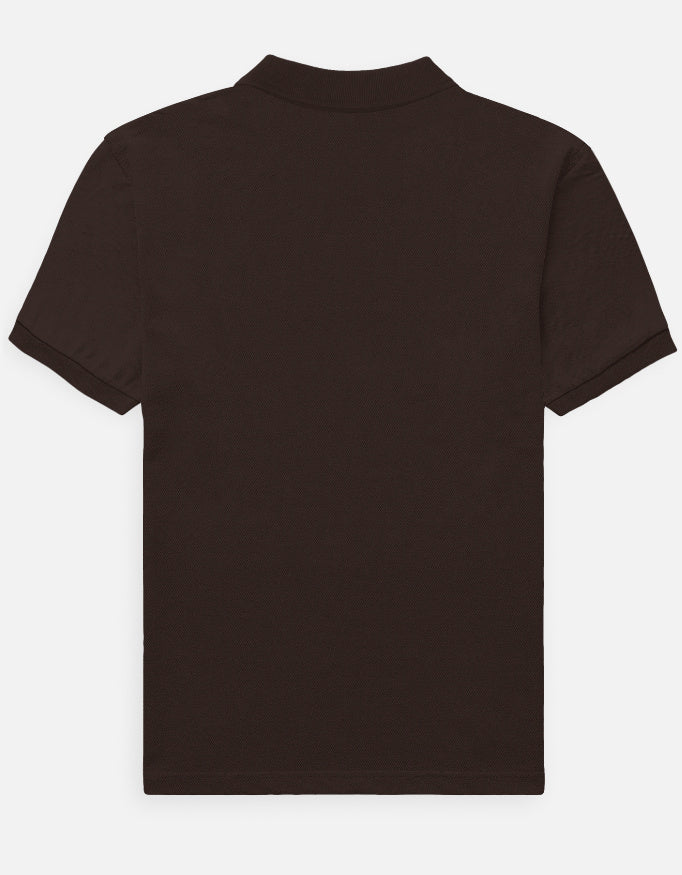 Brown t-shirt on a white background