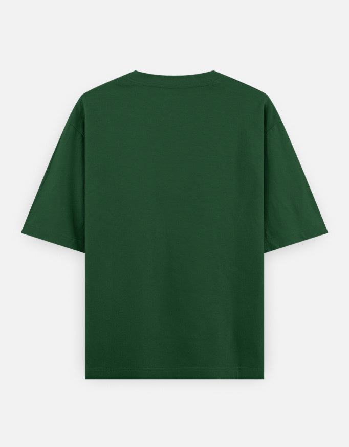green t-shirt on a white background