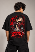Toji Fushiguro Jujutsu Kaisen oversized anime graphic T-shirt