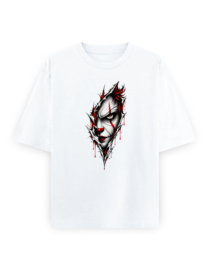 White Joker tshirt front look