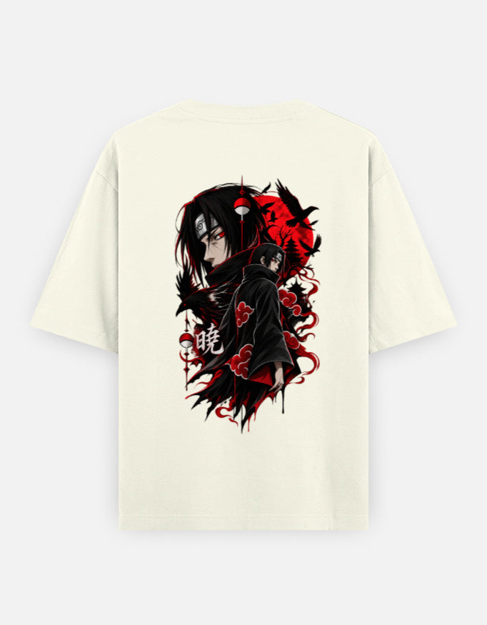 itachi anime tshirt offwhite