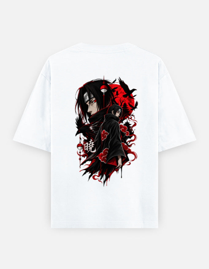 itachi anime tshirt white