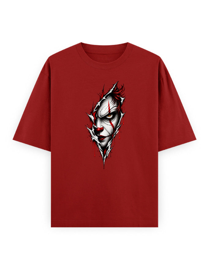 red joker oversized tshirt