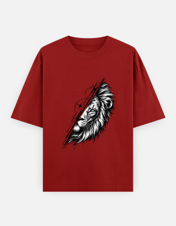 red lion face tshirt