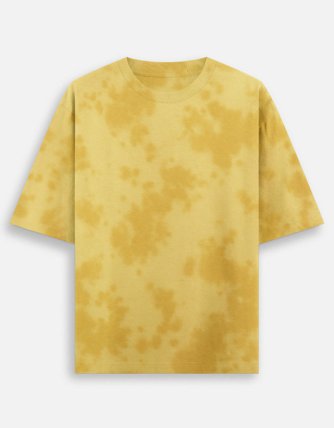 yellow mixed oversized tshirt